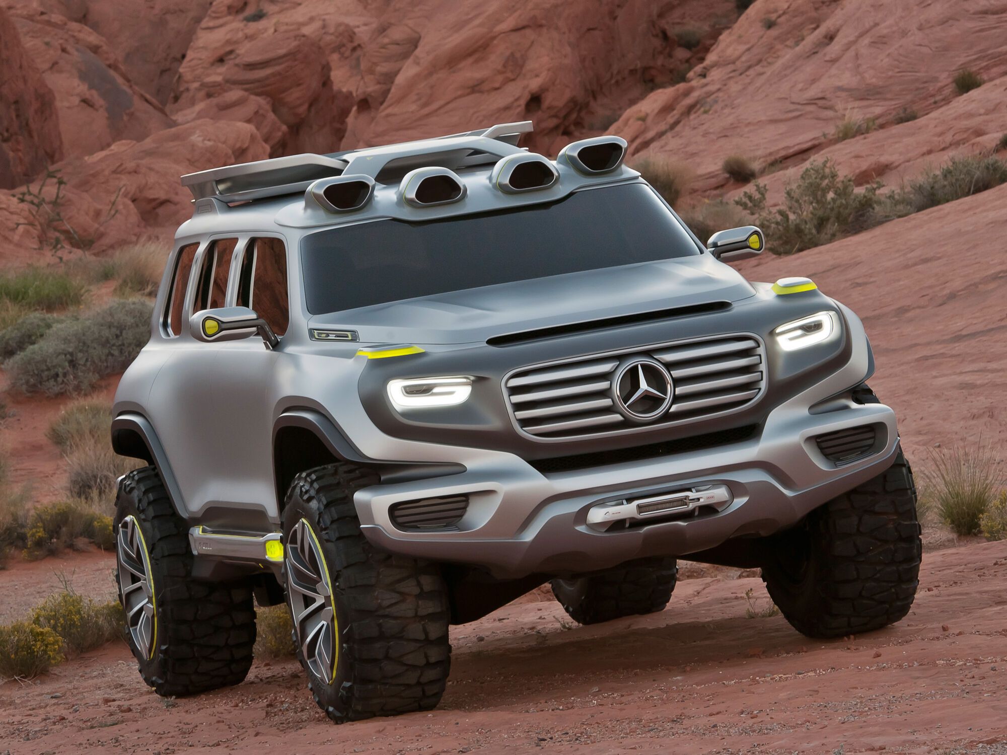 Монструозный джип 2025 года Mercedes-Benz Ener-G-Force Concept