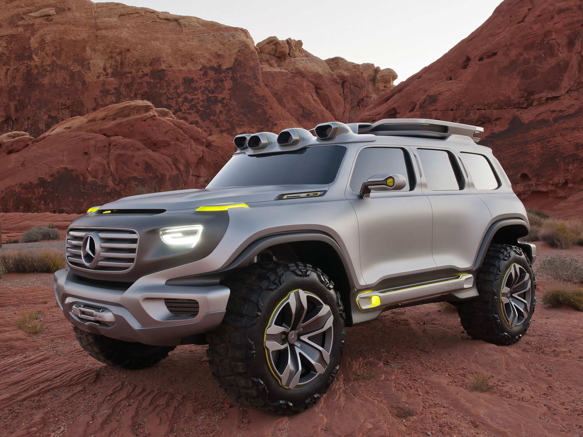 Монструозный джип 2025 года Mercedes-Benz Ener-G-Force Concept