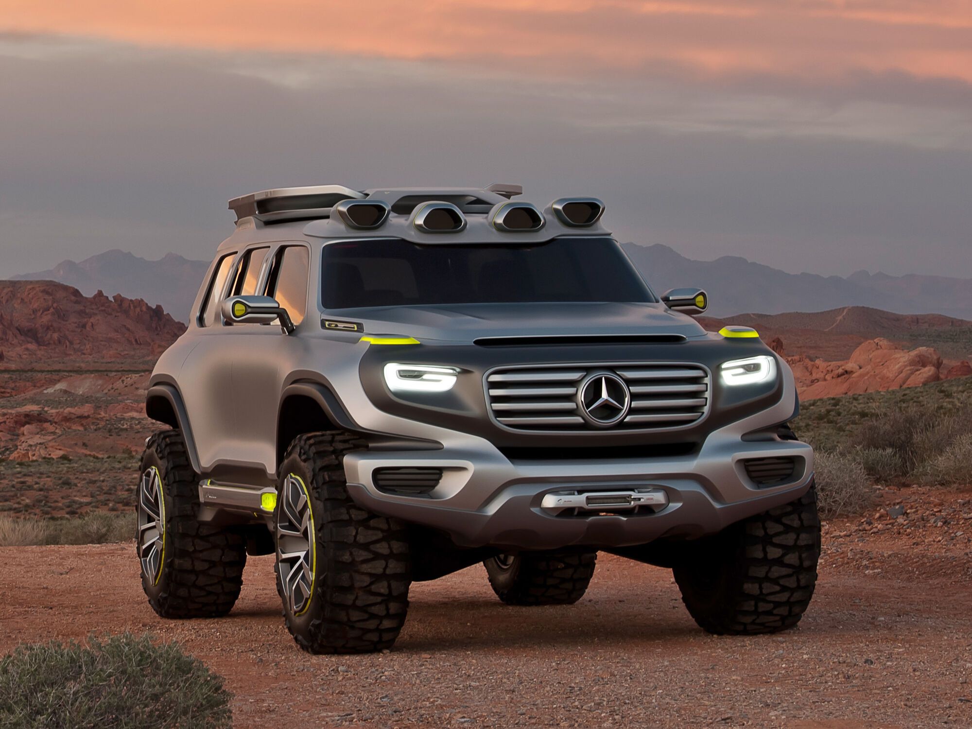 Монструозный джип 2025 года Mercedes-Benz Ener-G-Force Concept