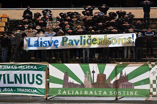 Акцию фанатов "Динамо" поддержали в Польше. Фото