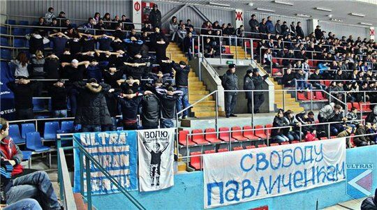 Акцию фанатов "Динамо" поддержали в Польше. Фото