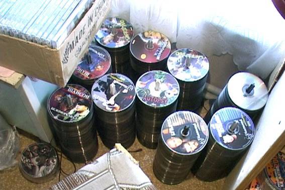 11 тысяч пиратских дисков изъяла милиция в Одесской области