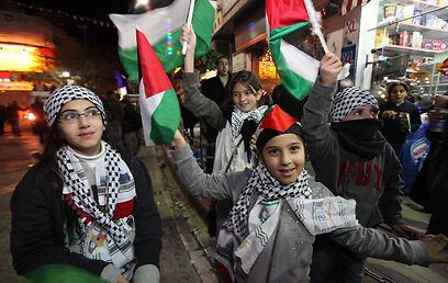 Палестинцы массово празднуют независимость. Видео