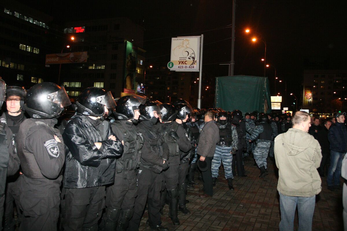 Вечерний митинг оппозиции под ЦИК