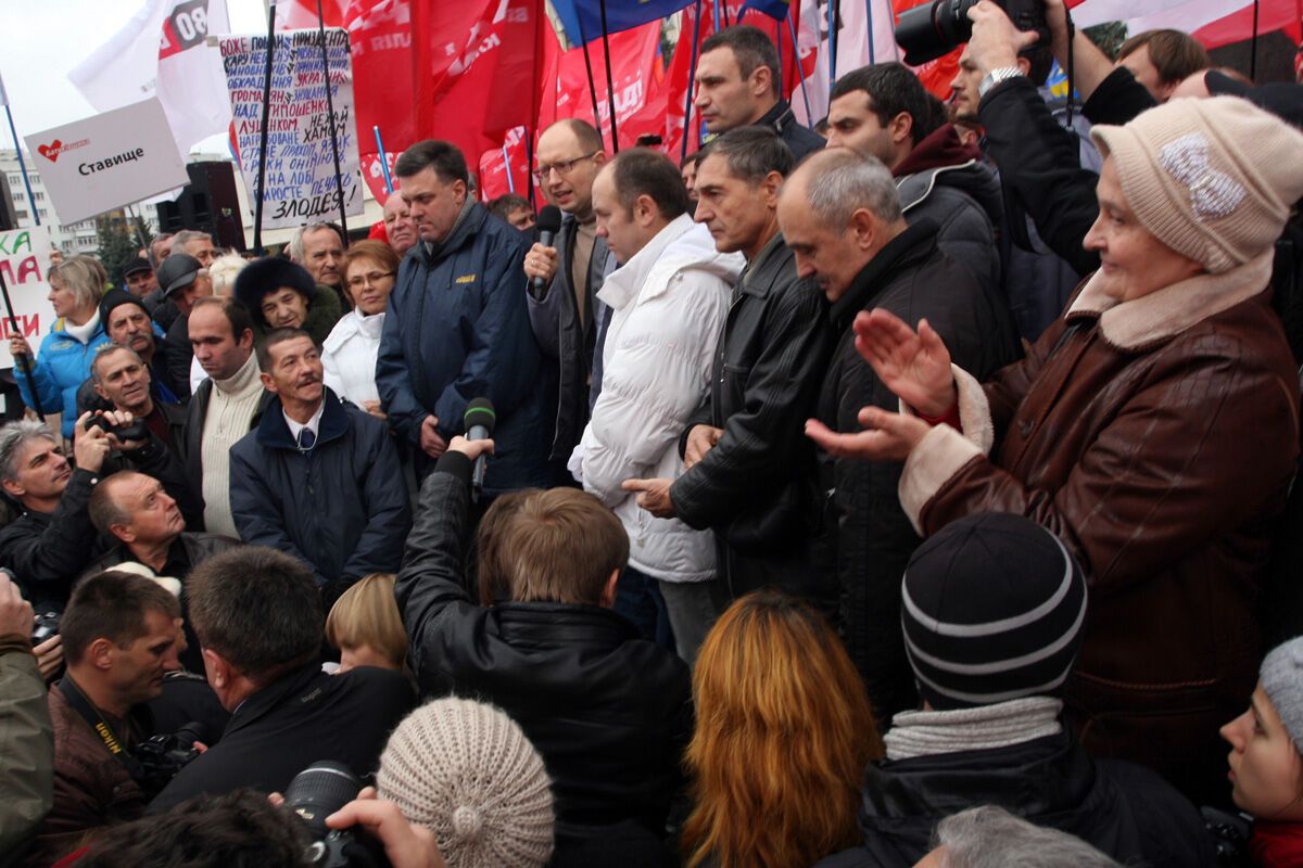 Митинг оппозиции под ЦИК