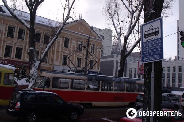 В Киеве из-за ДТП остановились около 30 трамваев