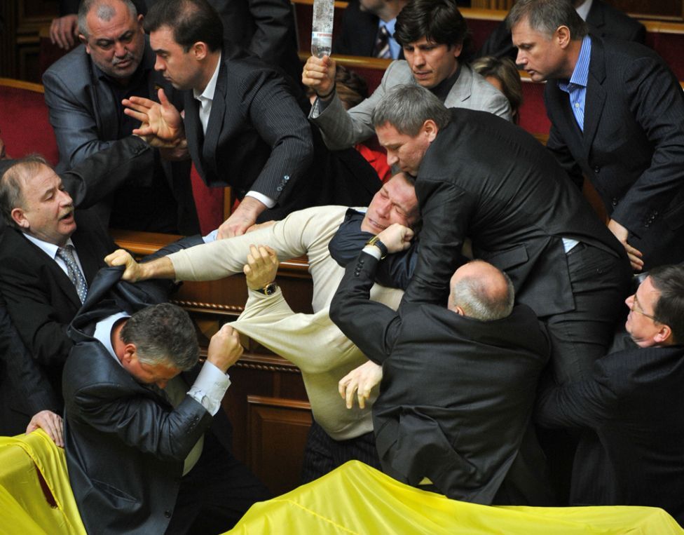 Драки в Верховной Раде