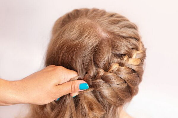 Как легко заплести колосок. Фото. Видео