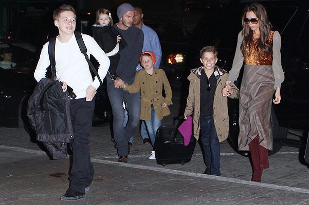 Бекхэмы стали самым стильным семейством года. Фото