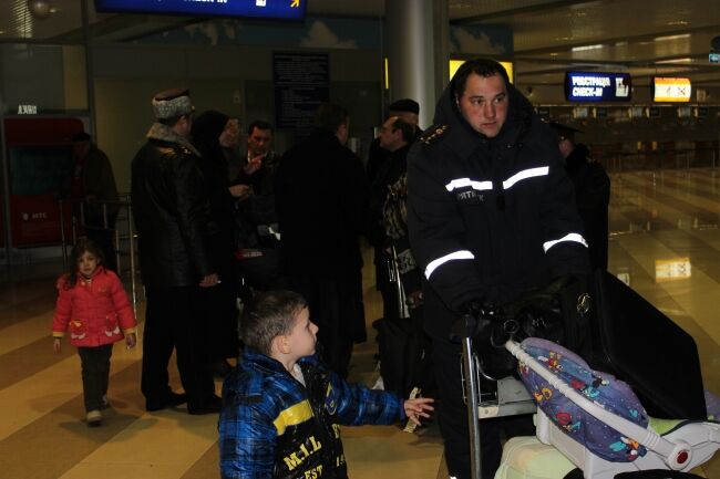 У Київ прибули евакуйовані з Сирії українці
