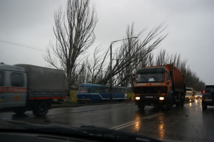 В Одессе ураган повалил деревья и оставил людей без света. Фото