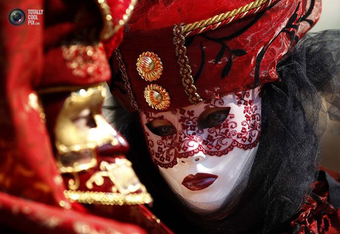 Подготовка к Венецианскому карнавалу 2012. Фото