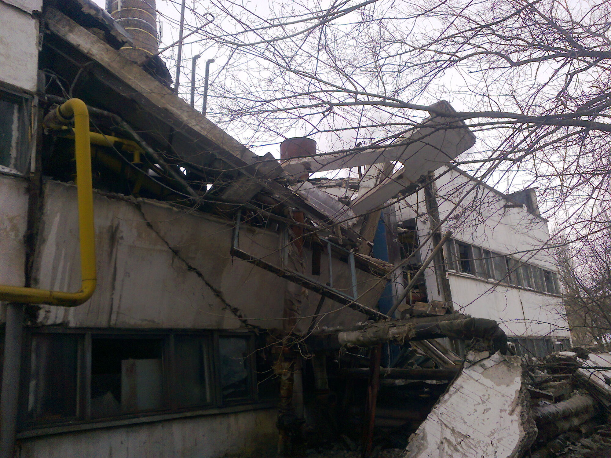 В Феодосии взорвалась котельная: город замерзает. Фото