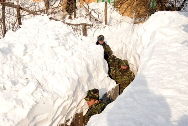 Румыния ушла под снег. Фото. Видео