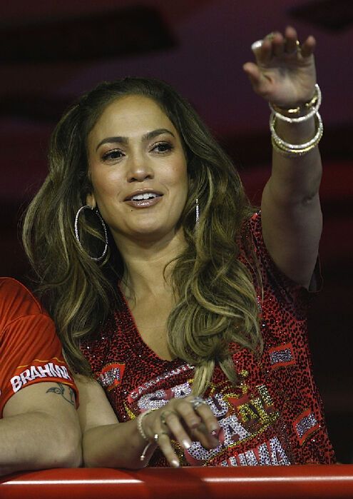 Лопес красуется на фестивале в Рио-де-Жанейро