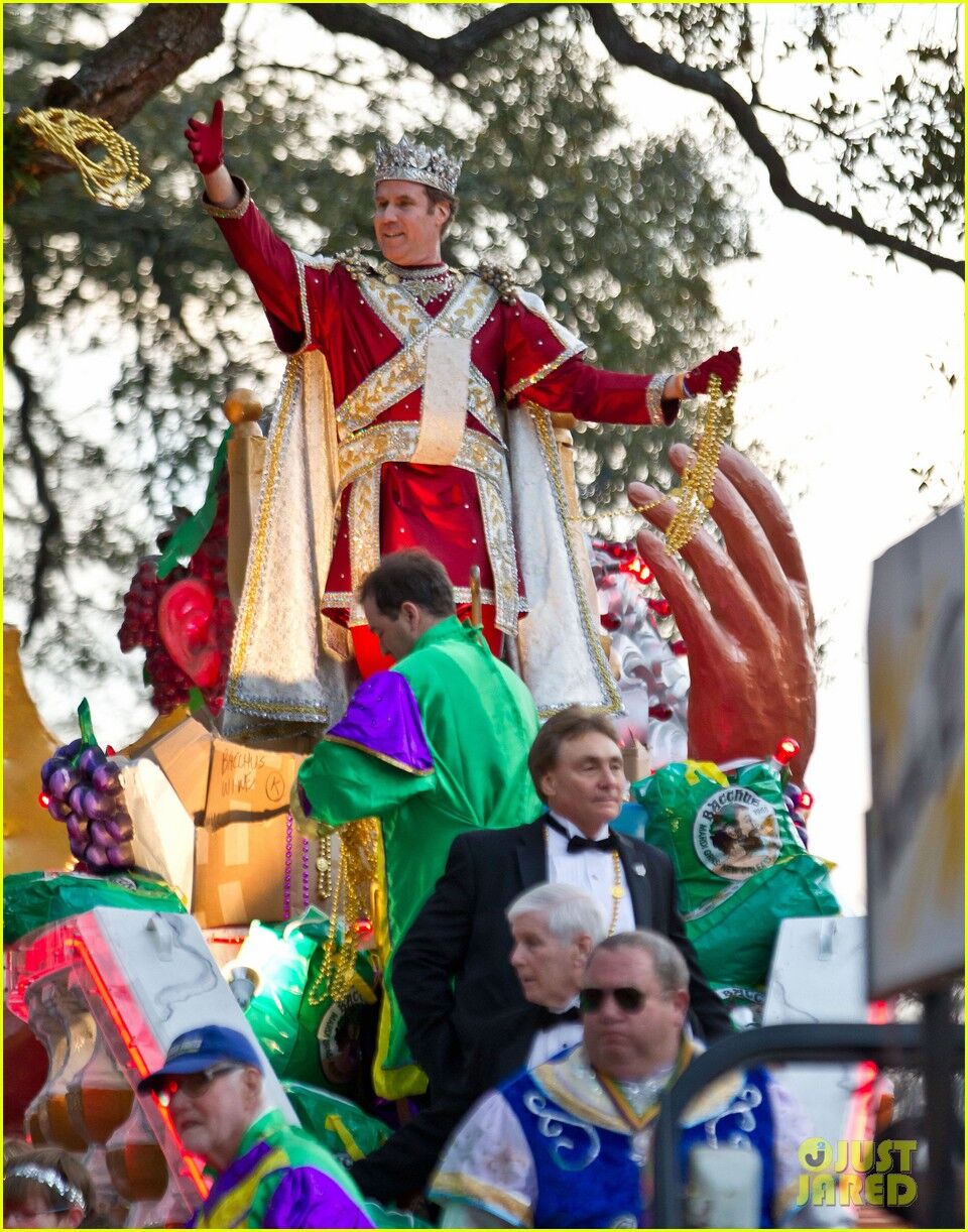 Уилл Феррелл стал королем Mardi Gras. Фото