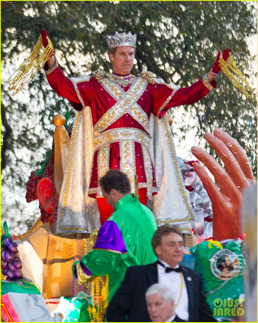 Уилл Феррелл стал королем Mardi Gras. Фото