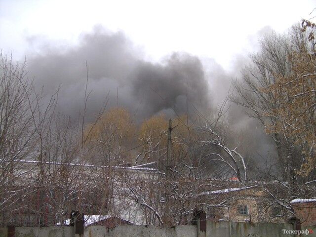 В Кременчуге горел вагоностроительный завод