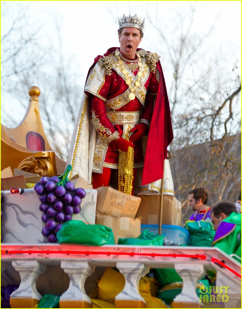 Уилл Феррелл стал королем Mardi Gras. Фото