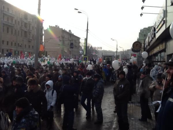 Онлайн-щоденник акцій протесту в Москві