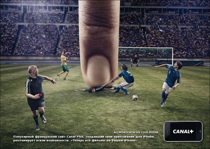 Составлен Топ-50 самых креативных реклам. Фото, перевод 