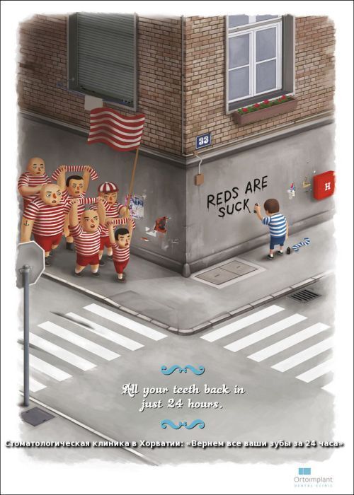 Составлен Топ-50 самых креативных реклам. Фото, перевод 