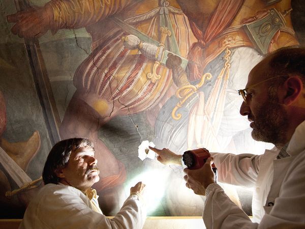 У Флоренції знайдена втрачена фреска Леонардо да Вінчі. Фото