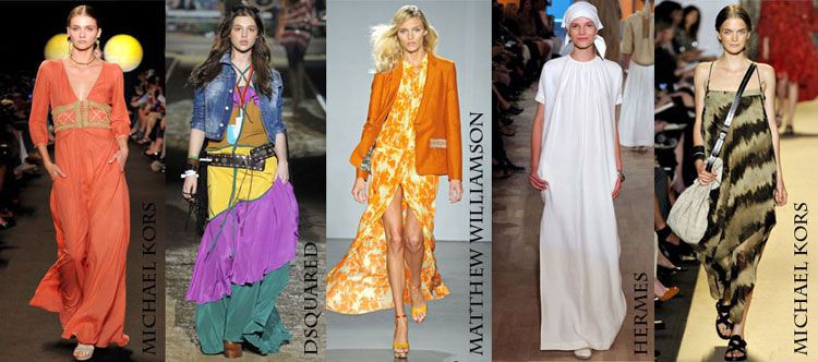 Самые модные платья весны 2012 года. Фото