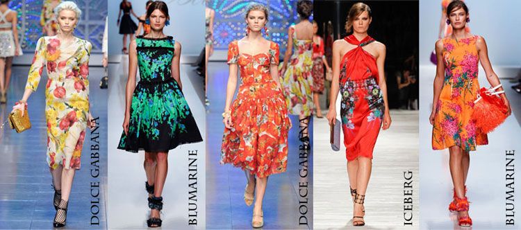 Самые модные платья весны 2012 года. Фото