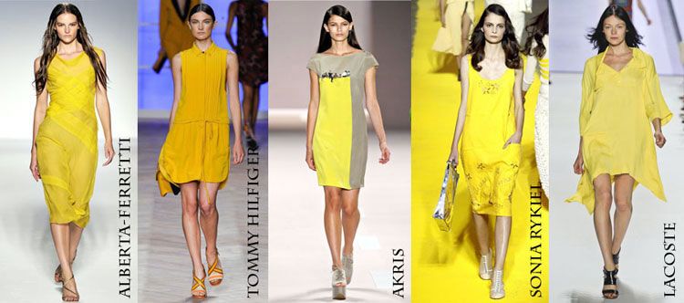 Самые модные платья весны 2012 года. Фото