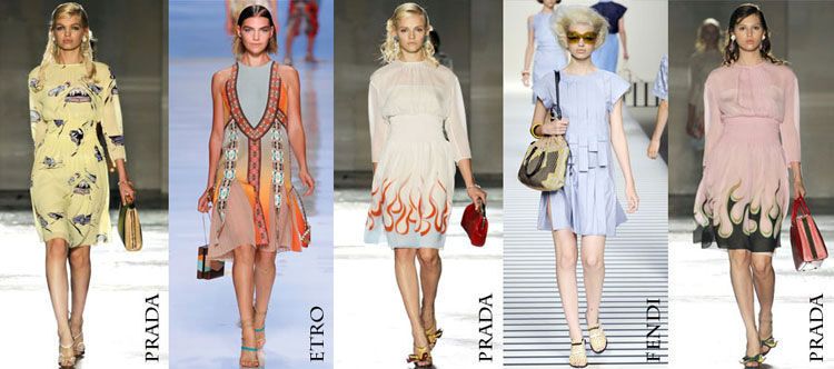 Самые модные платья весны 2012 года. Фото
