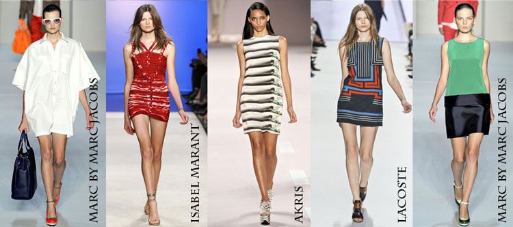 Самые модные платья весны 2012 года. Фото