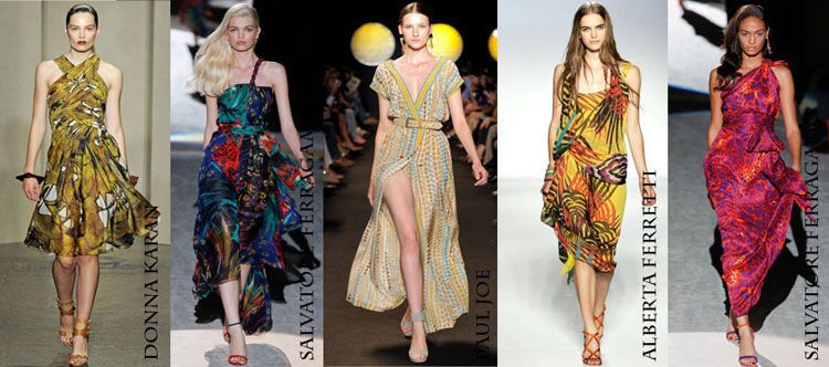 Самые модные платья весны 2012 года. Фото