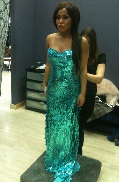 Гайтана выбирает плате для Евровидения-2012. Фото