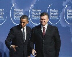 Янукович и Обама провели тайную встречу