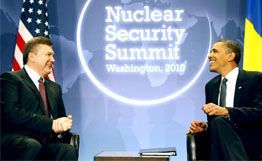 Янукович и Обама провели тайную встречу