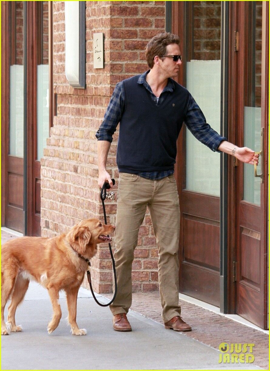 Рейнольдс меняет наряды в Нью-Йорке. Фото