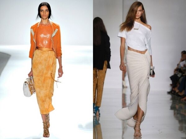 Самые модные длинные юбки лета 2012. Фото