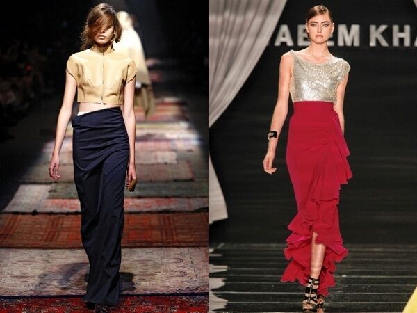 Самые модные длинные юбки лета 2012. Фото