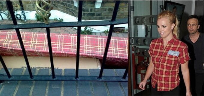 Звезды одеваются под старые матрасы. Фото