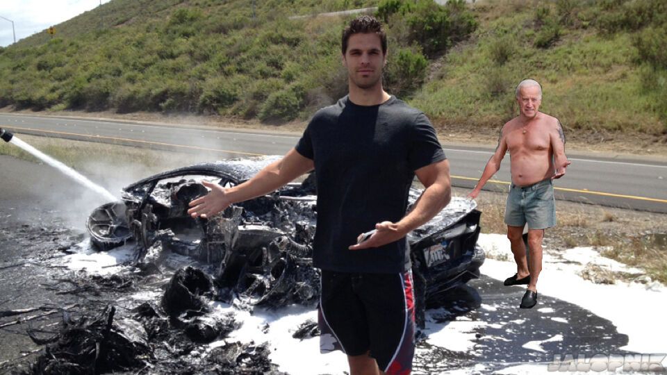 Американец, разбивший Lamborghini, стал звездой Интернета. Фото, видео 