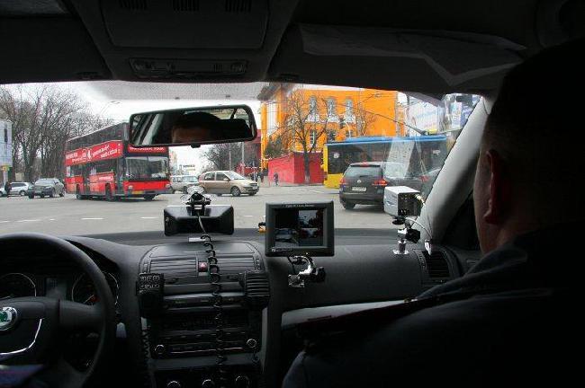 В патрульных машинах ГАИ появились камеры слежения. Фото  