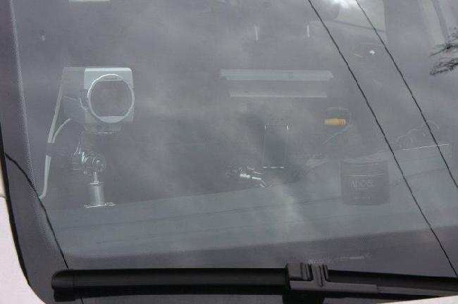 В патрульных машинах ГАИ появились камеры слежения. Фото  