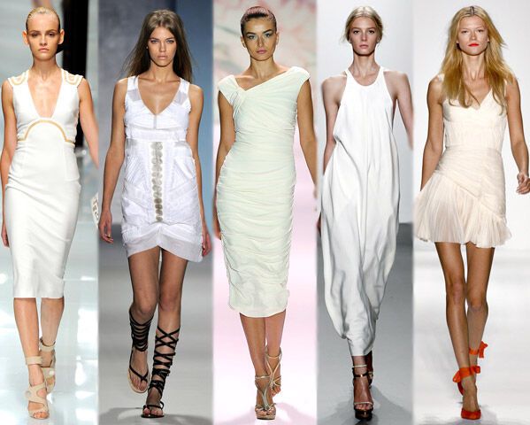 Лето 2012 оденет женщин в белые наряды. Фото 