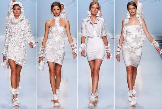 Лето 2012 оденет женщин в белые наряды. Фото 