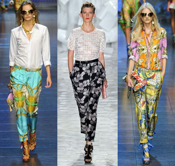 Модные брюки: весна-лето 2012. Фото