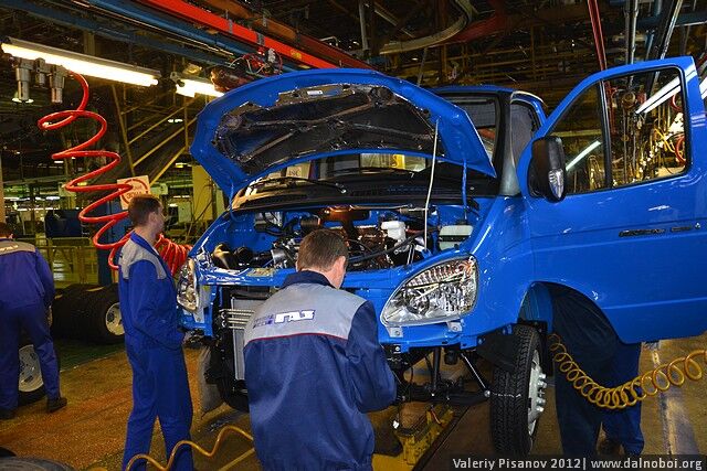 Как делают ГАЗель. Фото  