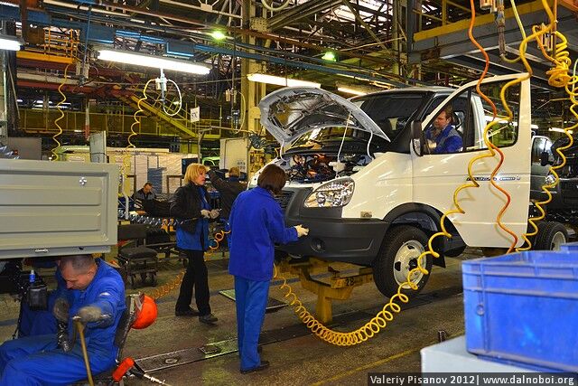 Как делают ГАЗель. Фото  