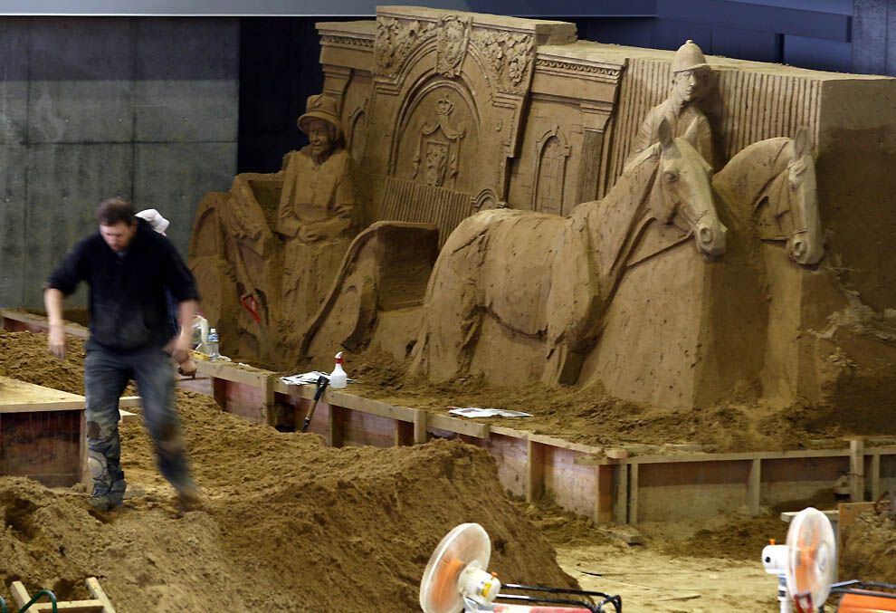 Виставка пісочних скульптур