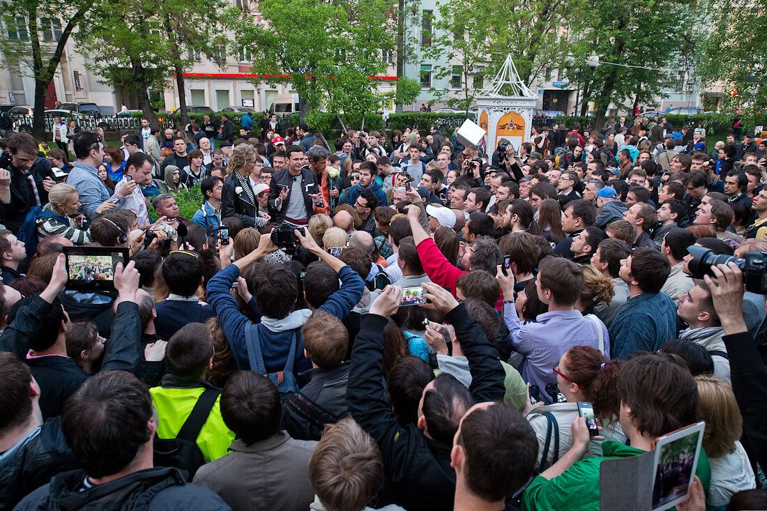 В Москве пятый день продолжаются "народные гуляния". Фото. Видео